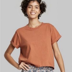 Wild Fable Cropped Shirt